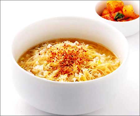 韩国黄豆芽汤饭做法