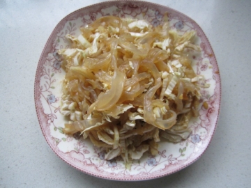 凉拌海蜇皮白菜做法