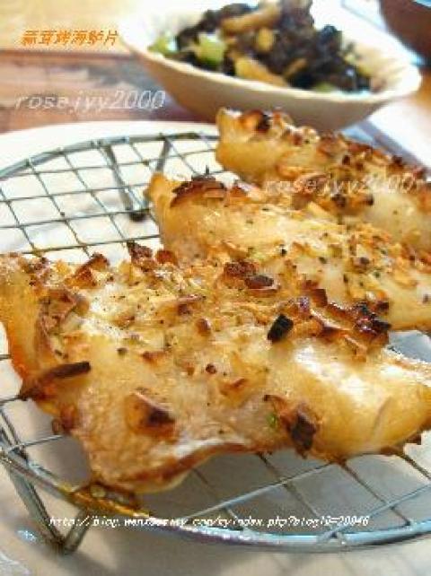 蒜茸烤海鲈片做法