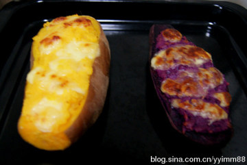乳酪烤红薯 做法