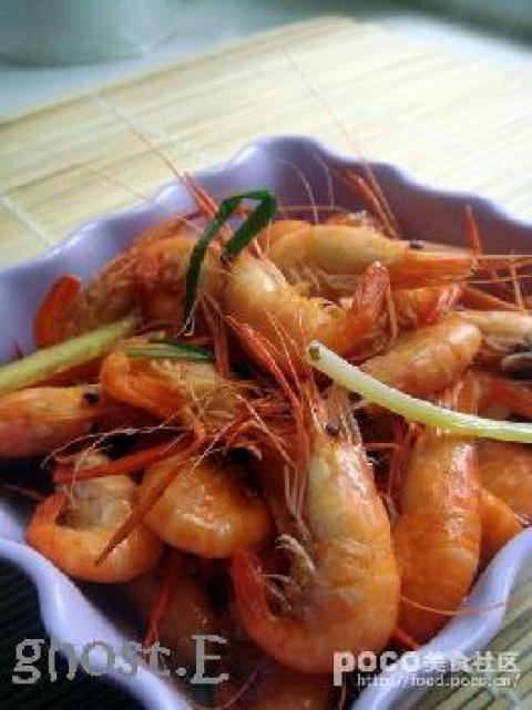 葱姜盐水河虾做法