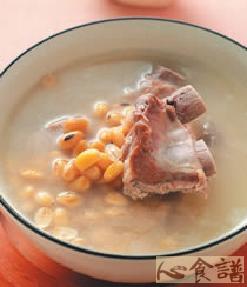 黄豆炖排骨汤做法
