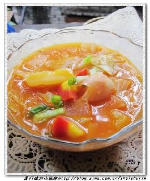 番茄时蔬汤做法