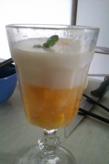 椰汁芒果西米捞做法