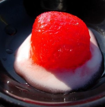 草莓乳酪碎碎冰做法