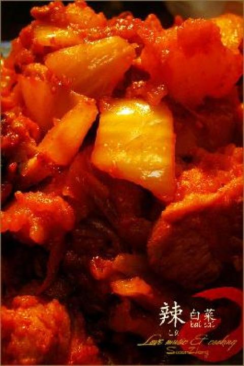 韩式辣白菜土豆炖鸡做法