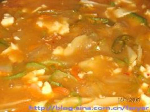 韩国味-泡菜豆腐汤做法