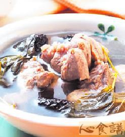鲜桑叶炖猪腱汤做法