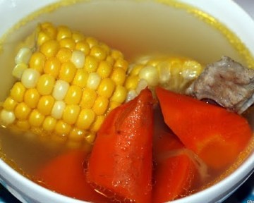玉米红萝卜排骨汤做法