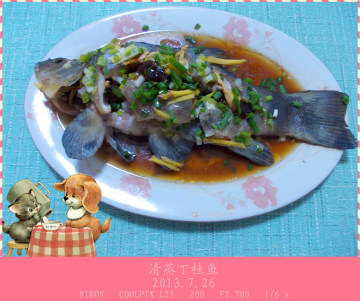 清蒸丁桂鱼做法