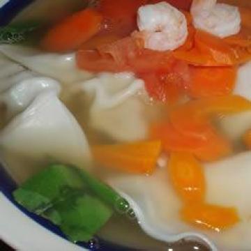 猪肉大虾馄饨汤做法