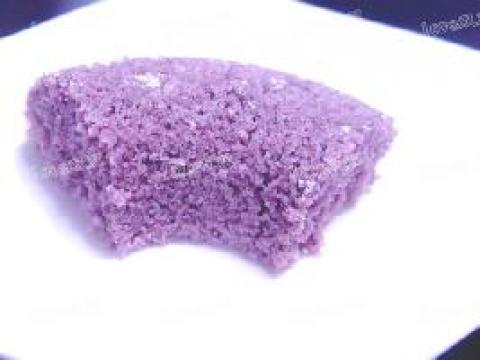 无油少糖的紫薯松糕做法