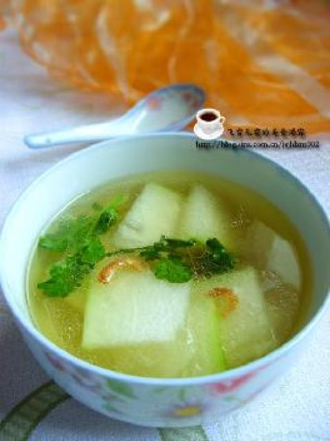 虾米冬瓜汤做法