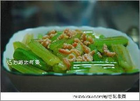 红油海米芹菜做法