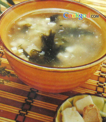 荸荠豆腐紫菜汤做法