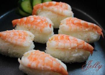 鲜虾握寿司做法