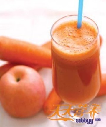 红萝卜苹果汁做法