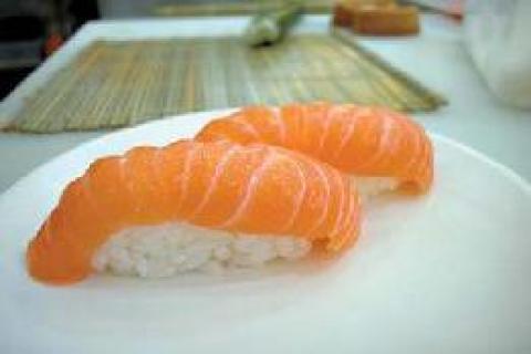 三文鱼寿司做法