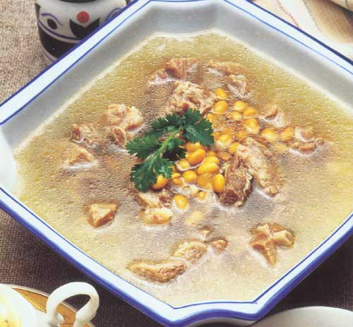 黄豆排骨汤做法
