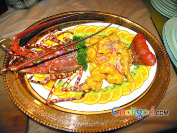 鲜果福寿龙虾做法