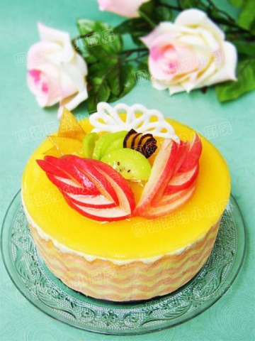 水蜜桃幕斯蛋糕做法