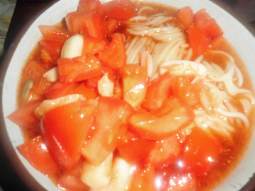 番茄甜汤面做法
