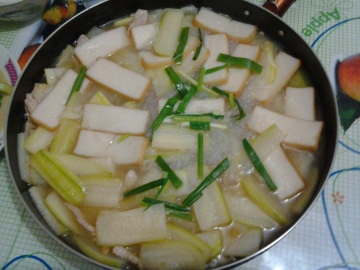 节瓜虾米鱼片煮粉丝做法