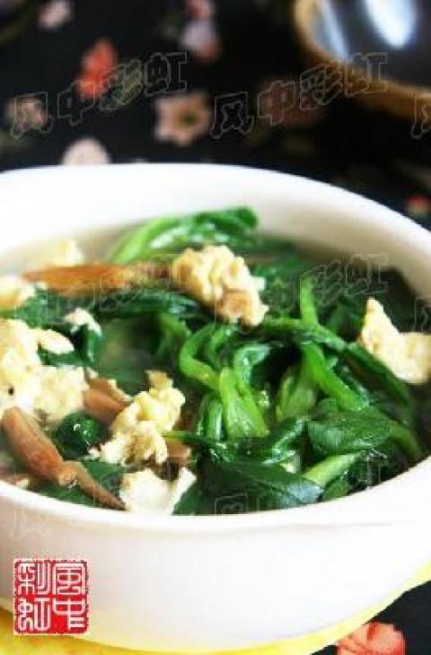 黄花菠菜汤做法