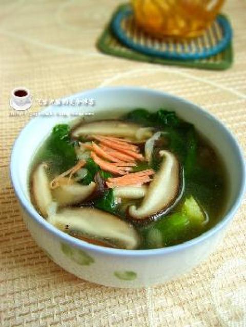 香菇青菜汤做法