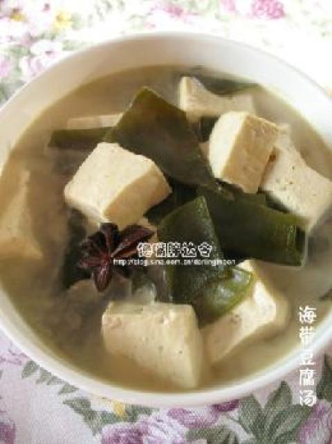 海带豆腐汤做法