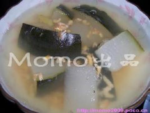 虾米冬瓜汤做法