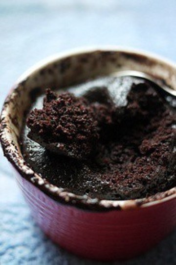 微波巧克力蛋糕做法