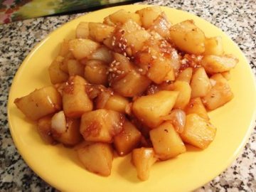 韩国小菜：香甜土豆做法
