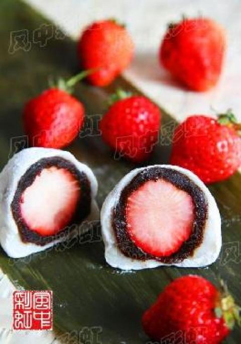 草莓大福做法