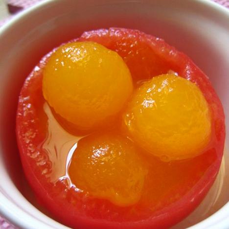 【番茄橙汁冬瓜球】做法