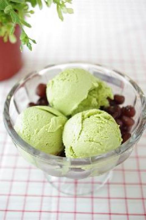 抹茶蜜豆冰淇淋做法