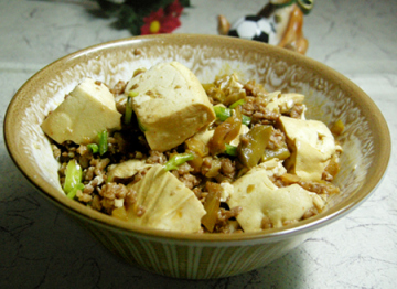 豆腐蒸肉末做法