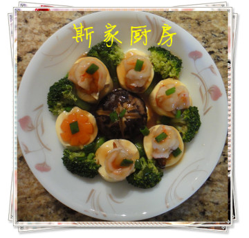 玉子豆腐酿虾球做法