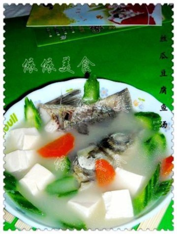 丝瓜豆腐鱼汤做法