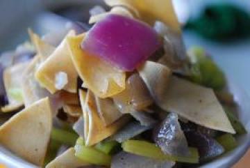 豆腐皮烩芹菜做法