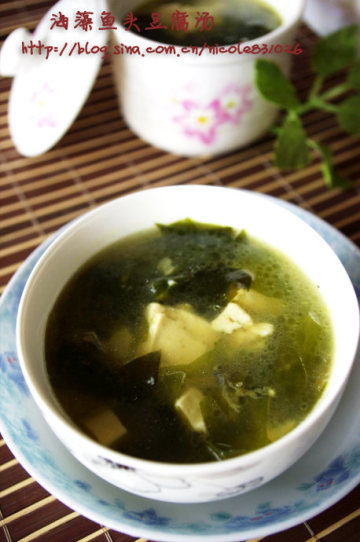 海藻鱼头豆腐汤做法