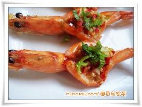 蒜蓉烤虾做法
