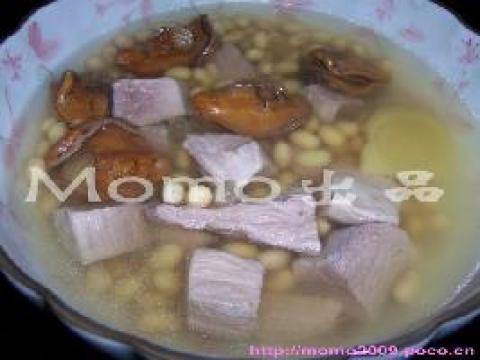 黄豆蚝豉煲瘦肉做法