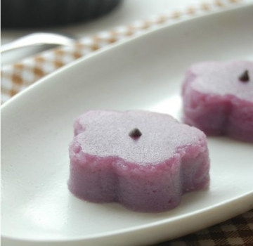 紫薯水晶糕做法