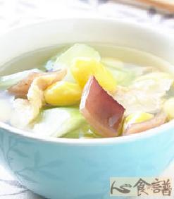 黄瓜白果豆皮汤做法