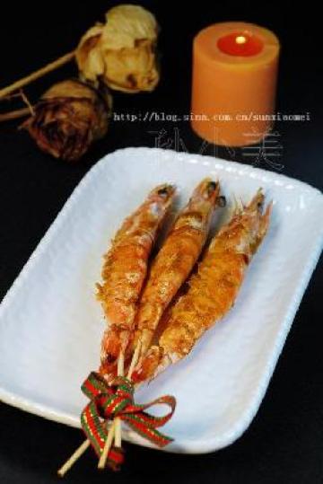 咖喱烤虾做法