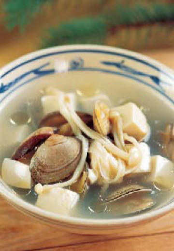 金菇鲜蛤汤做法
