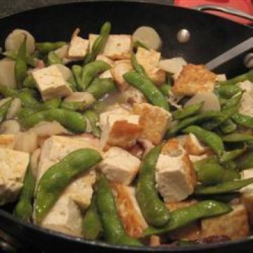 蔬菜焖豆腐做法