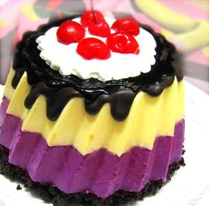 彩虹冻芝士蛋糕做法
