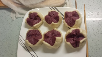 紫薯馒头做法